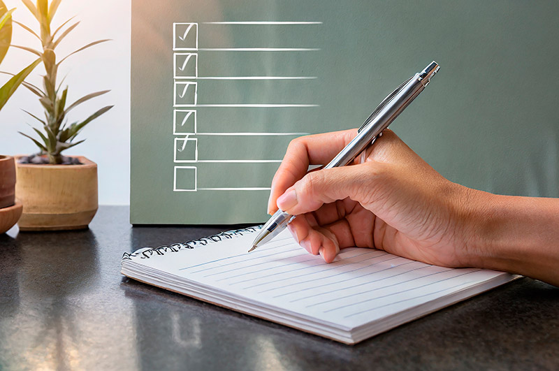 Checklist de autocuidado diario