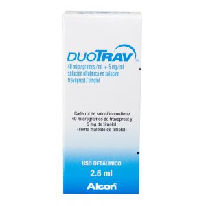 DUOTRAV® SOLUCIÓN OFTÁLMICA ESTERIL  Frasco  X 2,5 ML