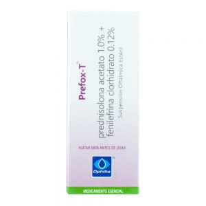 PREFOX-T® SUSPENSIÓN OFTÁLMICA  ESTÉRIL Frasco x 5 ML